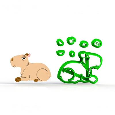 Cortador Bosque Encantado Plástico PLA Verde 7CM HB Formas e Cortadores