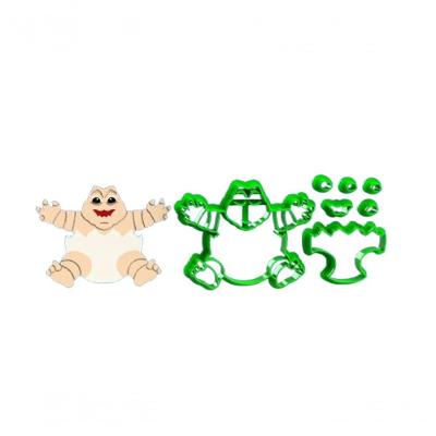 Cortador Dino Baby Festa Anos 70 80 90-2000 Plástico PLA 5CM HB Formas e Cortadores