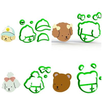 Cortador Bobbie Goods Plástico PLA 6CM Kit 4 Personagens HB Formas e Cortadores