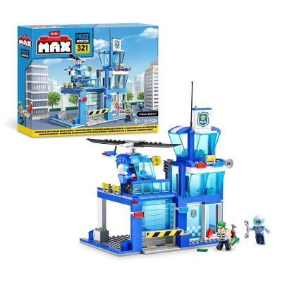 Blocos de Montar Max City Delegacia de Polícia 321 Peças Candide
