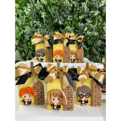 Cortador Kit Harry Potter Cute 3 Personagens Modulares Plástico PLA 7CM com Acessórios HB Formas