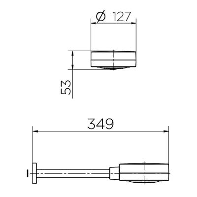 Chuveiro Novo Technoshower Eletrônico 20 a 400kPa Instalação de Parede Ouro Escovado Docol Bivolt