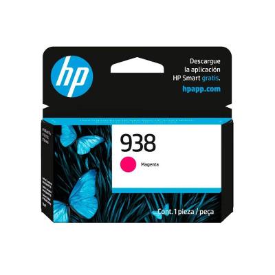 Cartucho de Tinta HP 938 4S6X6PL Magenta com 800 Páginas Original HP