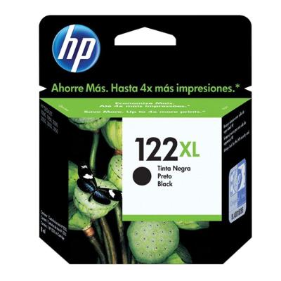 Cartucho de Tinta HP 122XL CH563HB Preto 8ML para Deskjet 1000 2050 2514