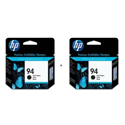 Cartucho de Tinta 94 C8765WB Impressao de Alta Qualidade Original Preto HP Kit 2 Unidades