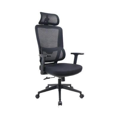 Cadeira de Escritório Presidente Titan Presidencial Mesh Base Giratória com Apoio Ajustável Preto