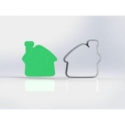 Cortador Casa com Chamine Plastico PLA 5CM para Pasta Americana HB Formas e Cortadores