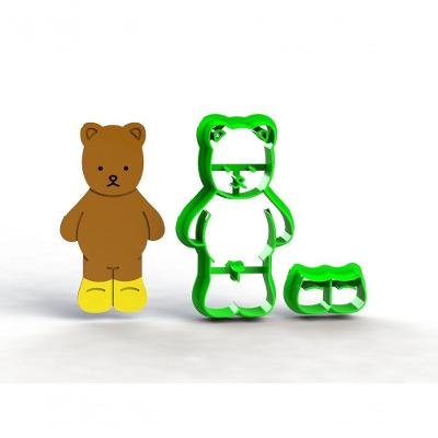 Cortador Bobbie Goods Mod 7 Plástico PLA 7CM Transparente HB Formas e Cortadores