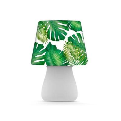 Luminária Abajur de Mesa Grande Costela de Adão com Luz Difusa e Capa Removível Bivolt