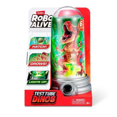 Robo Alive Test Tube Dinos com Luz LED e Crescimento em Água Verde Candide
