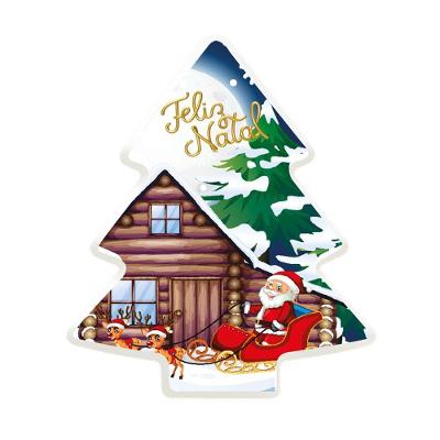 Luminária Árvore de Natal Merry Christmas com Iluminação Suave Bivolt 110V Polietileno 25CM