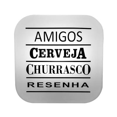 Luminária Box Resenha Entre Amigos com Frases Divertidas Bivolt