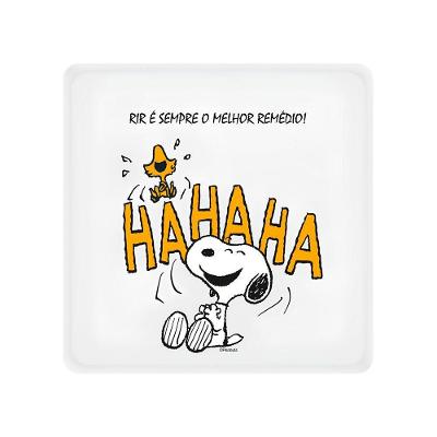 Luminária Box Slim Snoopy com Luz Difusa e Alimentação USB Bivolt