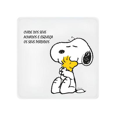Luminária Box Slim Snoopy Achados e Perdidos com Luz Difusa USB Bivolt