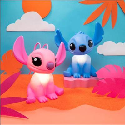 Kit Luminárias Ohana com Iluminação Aconchegante Stitch e Angel Bivolt