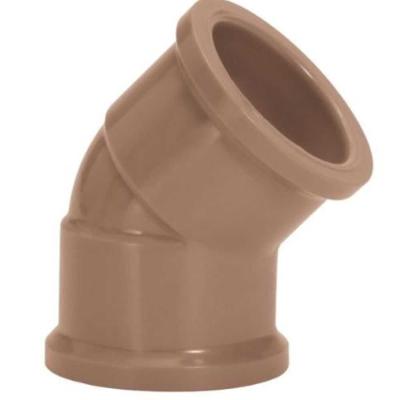 Joelho Soldável PVC 45o com Vedação e Mudança de Direção 60MM Branco Amanco