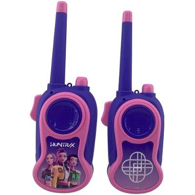 Walkie Talkie Infantil Guerreiras do K-pop com Lanterna Comunicação Clara Candide