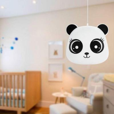 Luminária Pendente a Pandinha Luz Difusa Ideal Leitura Bivolt Plástico Polietileno