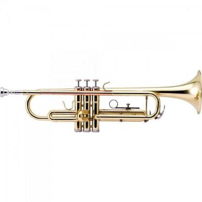 Trompete Harmonics HTR-335L Afinação Si Bemol 3 Pistões Dourado