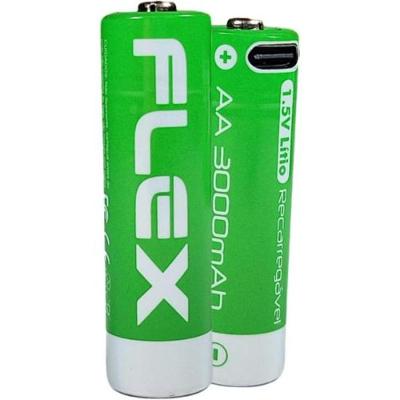 Pilha Recarregavel AA F002 3000MAH 1.5V Uso Diario Cartela com 4 Unidades 2 Flex
