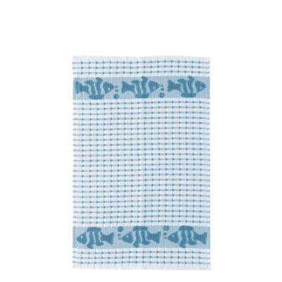 Pano de Copa Felpudo Gourmet Alta Absorção para Cozinha Azul Teka