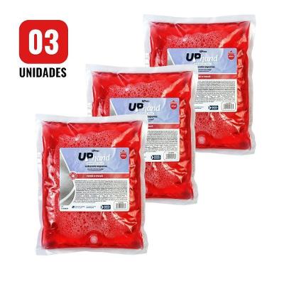 Kit 3 Refil Sabonete Espuma para Mãos Up Hand Bag Romã e Maçã 3x600ML Uppro
