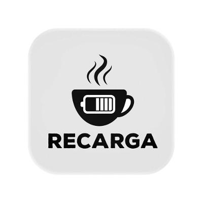 Luminária Box Hora da Recarga para Leitura com Luz Difusa Bivolt Decorativa para Quarto 23CM