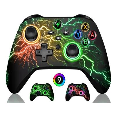 Controle Gamer Knup Brasil KP-GM032 para Nintendo Switch Android Ios PC Smart TV Bluetooth RGB Preto