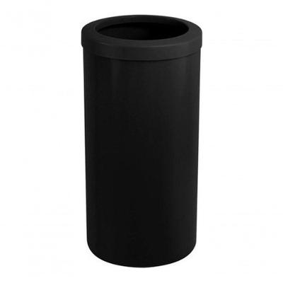 Lixeira Plastica com Aro 50L Plastico Abertura Manual Preta Higipack