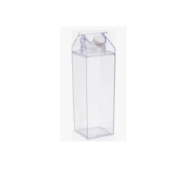 Garrafa para Leite Suco e Iogurte Plástico Transparente 500ML com Tampa Rosqueável Hauskraft