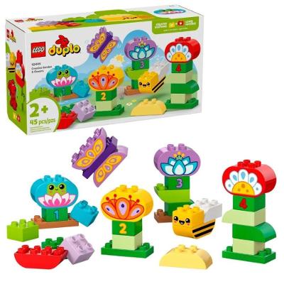 Brinquedo de Construção 10444 com Blocos e Figuras de Animais para Imaginação e Motor Fino Lego