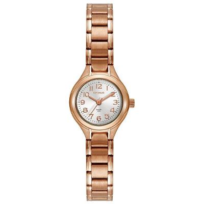 Relógio Feminino Aço Rose Gold Analógico em Aço Inox Dourado Séculus