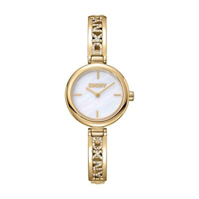 Relógio Feminino Soho Analógico em Aço Inox Dourado Madrepérola Iconnect By Timex
