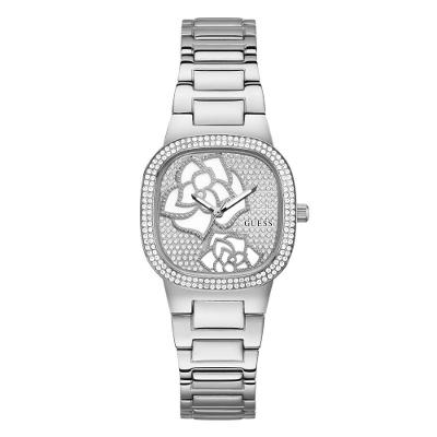 Relógio Feminino Guess Madrepérola Outros Analógico em Aço Inox Prata 32MM