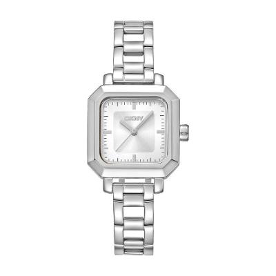 Relógio Feminino Gansevoort Analógico Aço Inox Prata Donna Karan 22MM