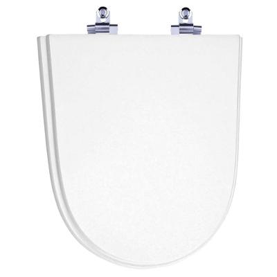 Tampa de Vaso Sanitário Century Alongado Polipropileno Fechamento Suave Branco Pontto Lavabo