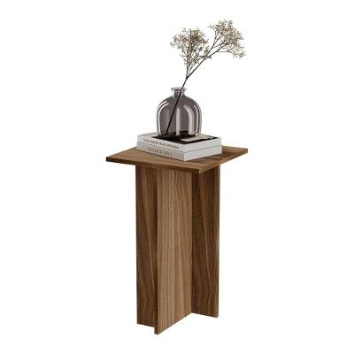 Mesa de Cabeceira Kyoto MDP Moderno Café 35CM Mercado das Prateleiras