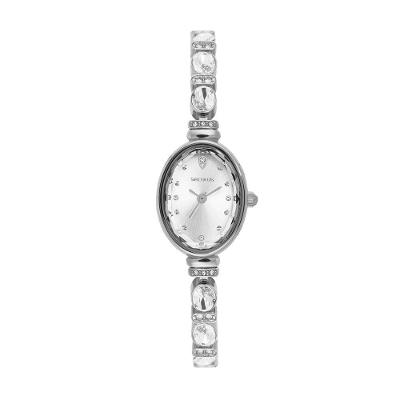 Relógio Feminino Analógico Metal com Pedras Cravejadas Séculus