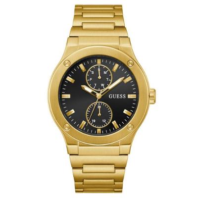 Relógio Masculino Multifunção em Aço Inox Dourado com Display LED Guess 43MM