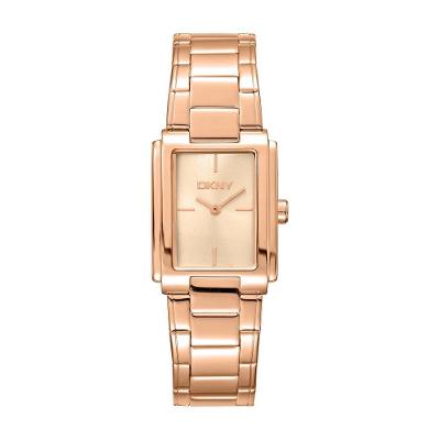 Relógio Feminino Nolita Rose Gold Analógico em Aço Inox Rose Gold Dourado Donna Karan