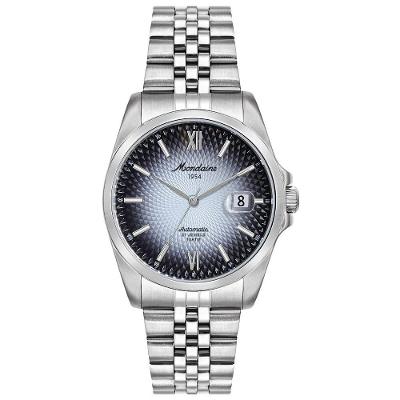 Relógio Masculino 1954 Clássico Automático Aço Inox Azul Mondaine