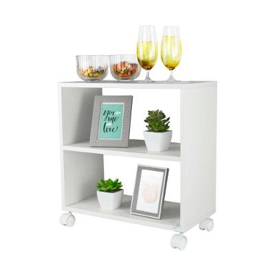 Mesa de Apoio Valencia Retangular MDF Plástico 50CM Mercado das Prateleiras