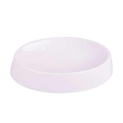 Saboneteira para Banheiro Oval Impermeável Branco Pontto Lavabo 14CM