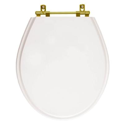 Assento Sanitário Ravena para Bacia Deca Oval Plástico Parafusado Convencional Branco Pontto Lavabo