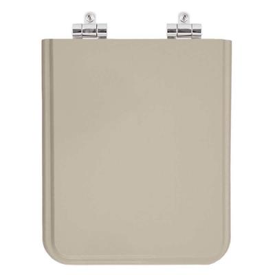 Assento Sanitário Square Quadrado Resina Plástica Fechamento Suave Verde Pontto Lavabo