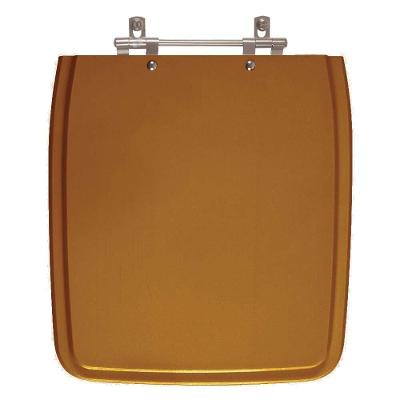 Assento Sanitario Vila Rica Oval MDF Convencional Ocre Pontto Lavabo