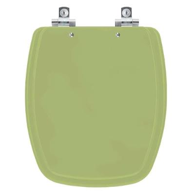 Assento Sanitário Stylus Alongado Polipropileno Fechamento Suave Almofadado Verde