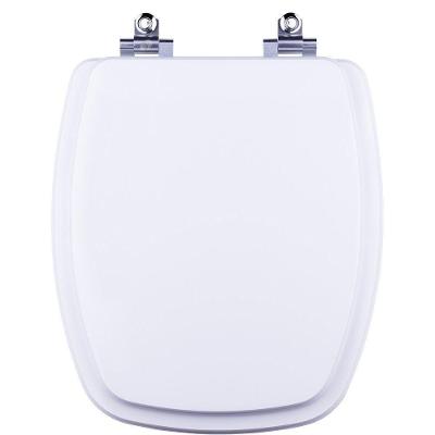 Assento Sanitário Stylus Alongado Polipropileno Fechamento Suave Almofadado Branco