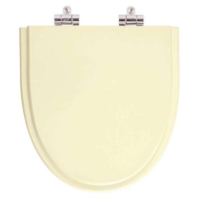 Assento Sanitário Studio Bone Alongado Resina Plástica Fechamento Suave Bege Pontto Lavabo