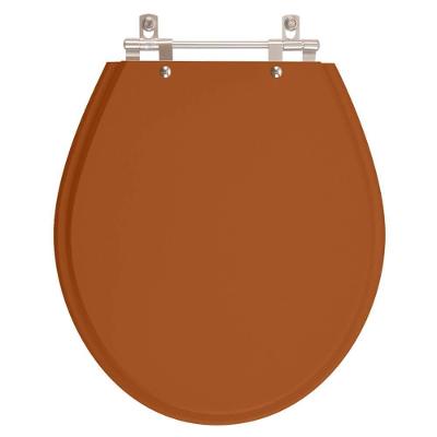 Assento Sanitário Ravena Alongado MDF Convencional Caramelo Pontto Lavabo 40CM